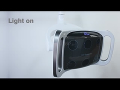 120MM breiter Stelle 30000Lx zahnmedizinischer Stuhl, der für Zahnheilkunde beleuchtet