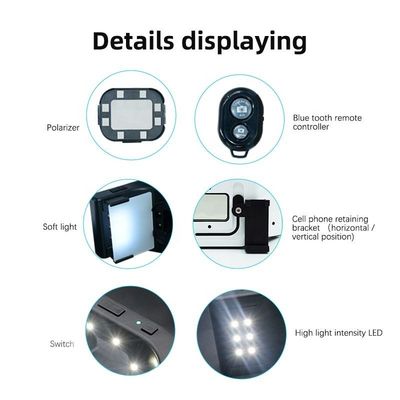 orthodontisches zahnmedizinisches Fotografie-Blitzlicht Dimmable der Instrument-6000-6500K