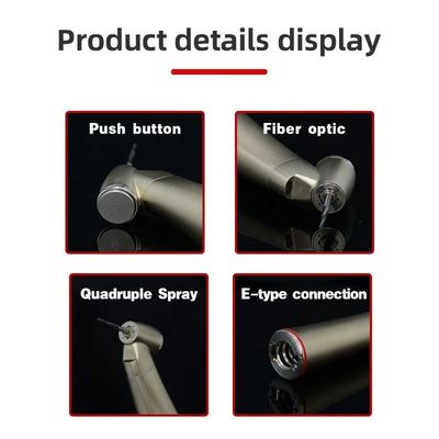 Rotes praktisches Faser-Optik Ring Surgical Dental Handpiece Units