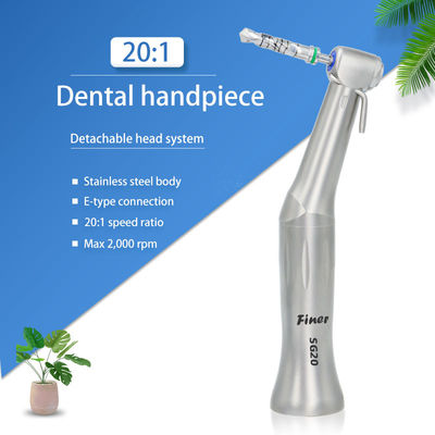 Hochgeschwindigkeitsnicht Faser zahnmedizinische Handpiece-Optikeinheit mit Drehmoment 80N