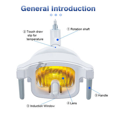 zahnmedizinisches Beleuchtungs-Gerät AC/DC 12-24V des Stuhl-12W des Licht-LED 1-teilig