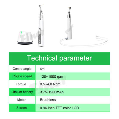 Verzeichnis-Endo Motor Automated Root Canal-Wurzelbehandlung der Spitzen-1000rpm 6/1