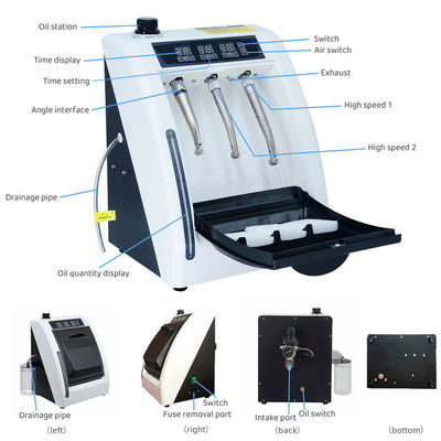 60L/Min Dental Handpiece Lubricator High oder langsames Handpiece, die Maschine schmieren