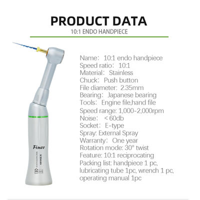 Druckknopf zahnmedizinischer Handpiece-Einheits-Drehzahlbereich 000-2 E der Art Sockel