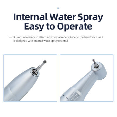 25000rpm Zahnhandstück Set Innere Wasserspray Luftmotor Gegenwinkel gerade