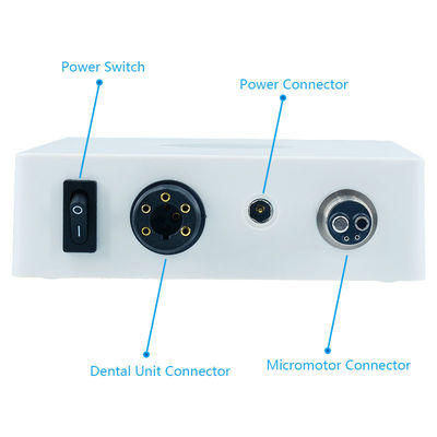 40000rpm LED Mikromotorische Knochenchirurgie Bürstenlose elektrische Motorzähne Vorbereitung