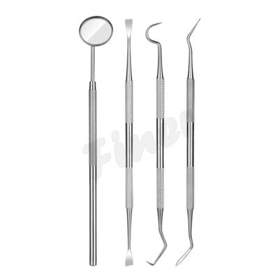 Edelstahl Mundreinigungstools mit Mundspiegel