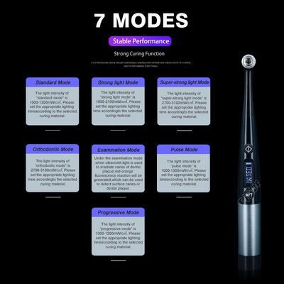 Wireless Dental Curing Led Light 240VA 1 Sekunde Heilungslampe