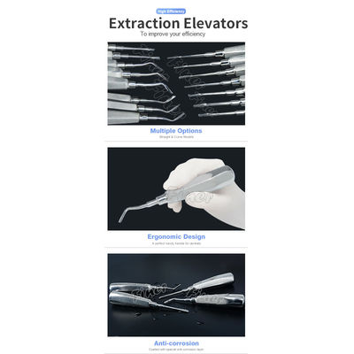8 Stück Zahnchirurgische Instrumente Mundchirurgie Zahnwurzel Minimal-invasive Zahnentfernung Extraktionslift