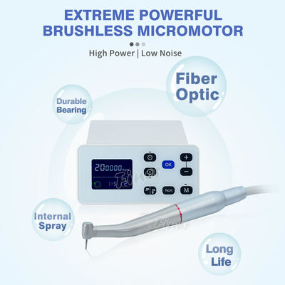 15 Hochgeschwindigkeits-Handstück-Dental Led Bürstenloser Mikromotor mit Innenwasser
